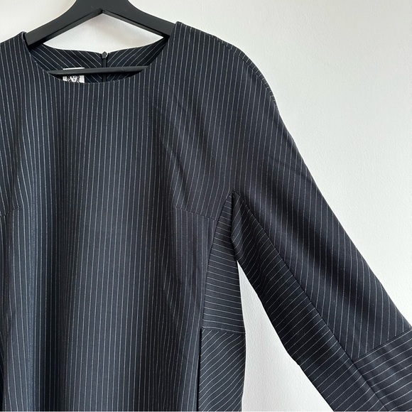 Anne Klein Black Pinstripe Top - Picture 7 of 15